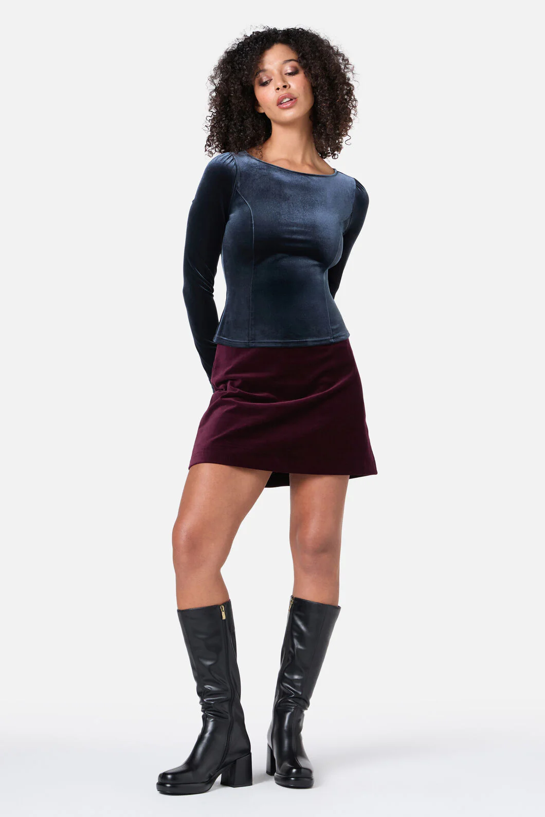 Monica Velvet Top - Image 2