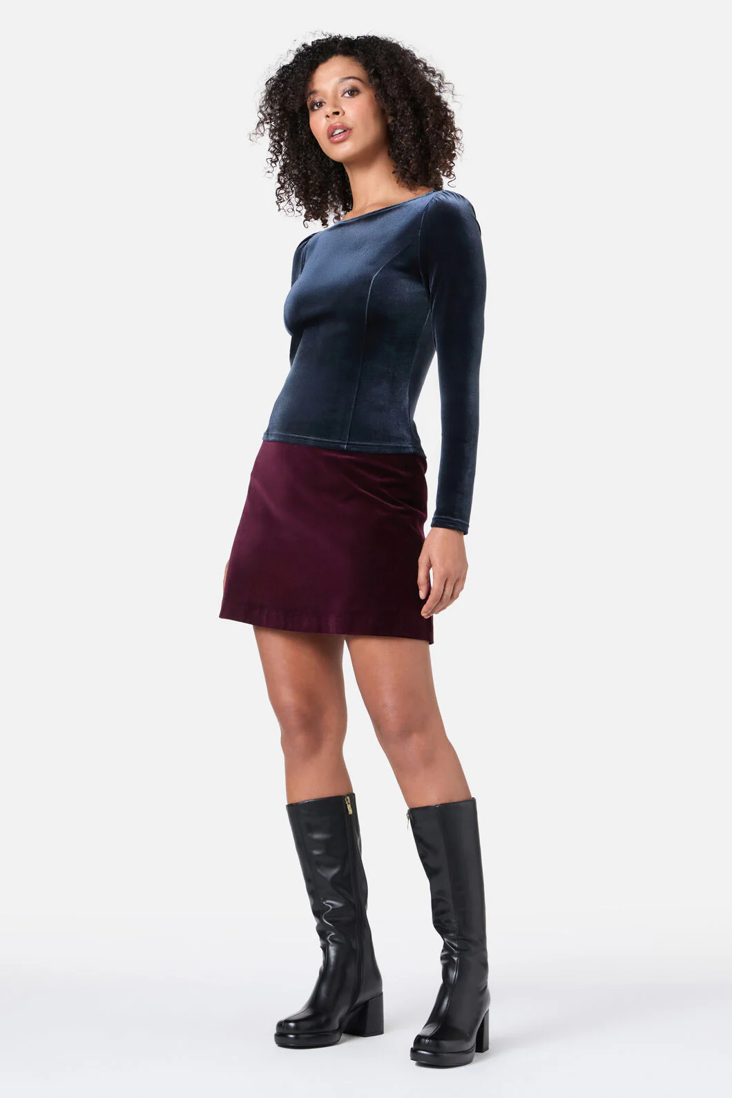 Monica Velvet Top - Image 3