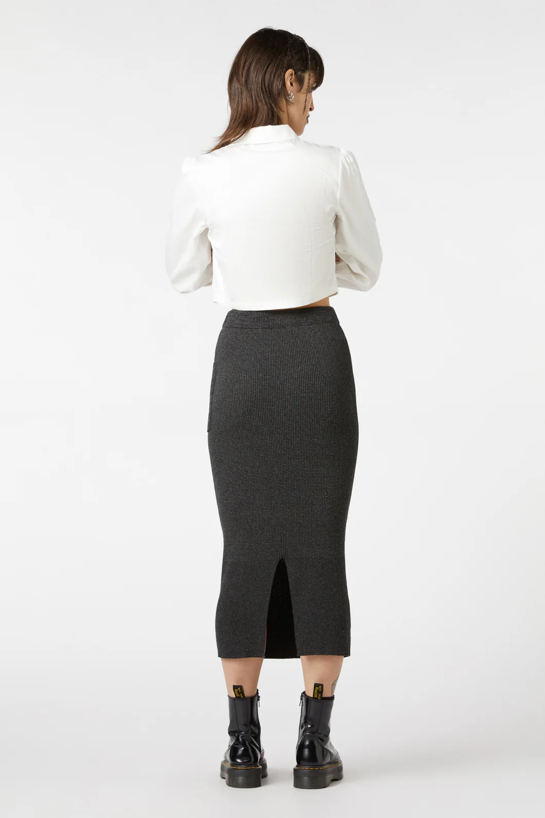Moon Sign Knit Skirt - Image 4
