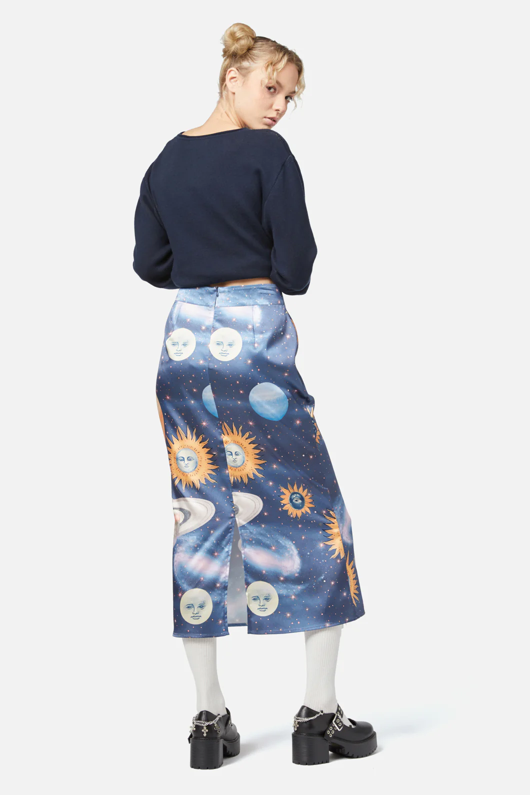 Moonlit Satin Skirt - Image 5