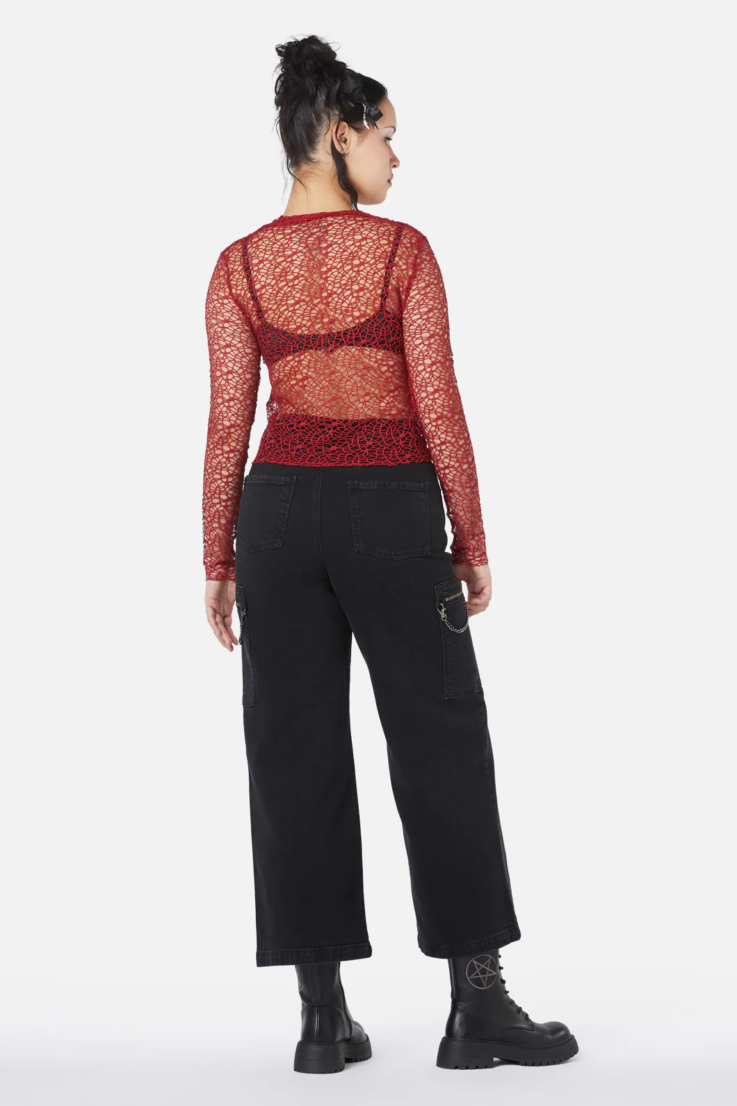 Mortal Webbed Mesh Top - Image 4