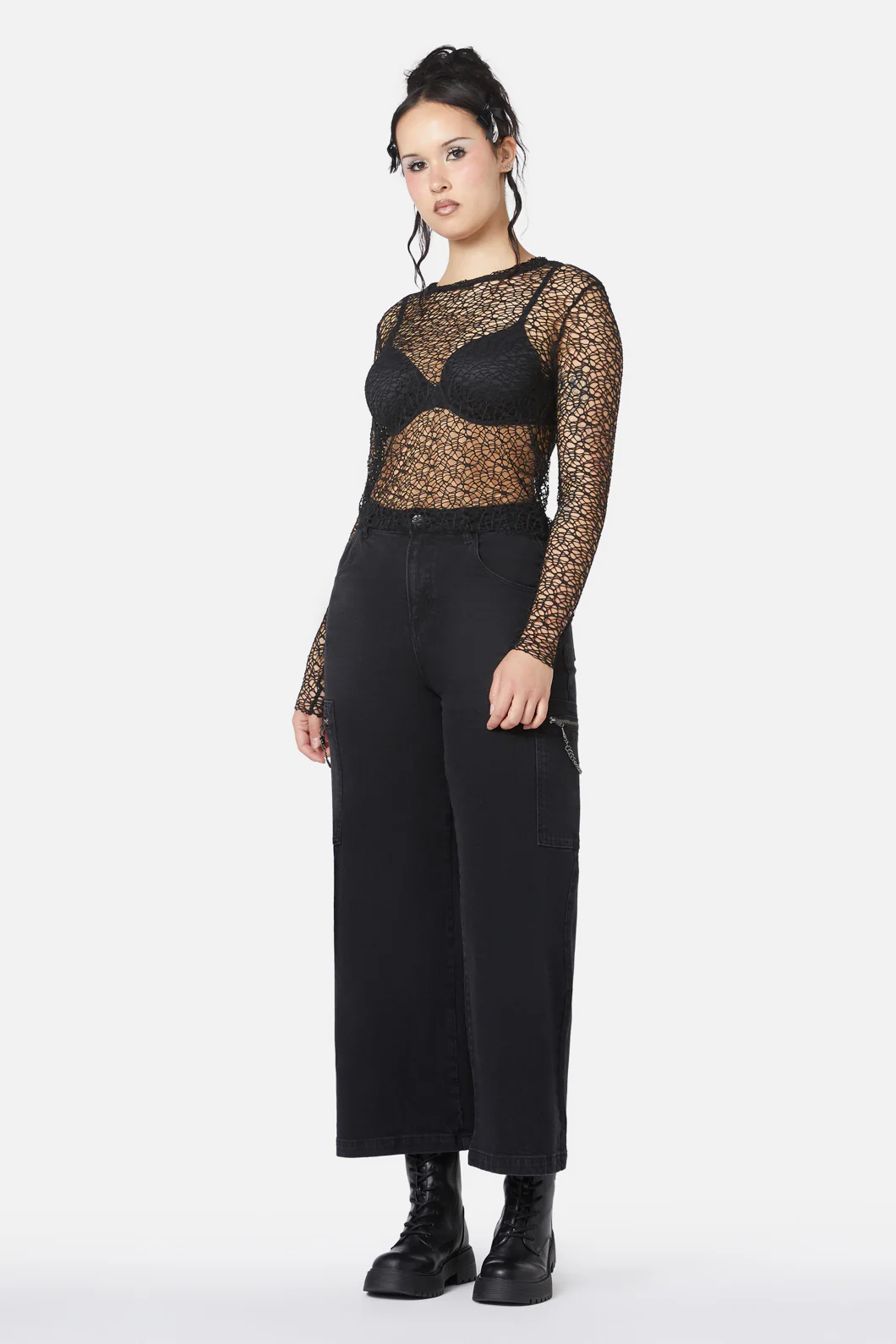 Mortal Webbed Mesh Top - Image 5
