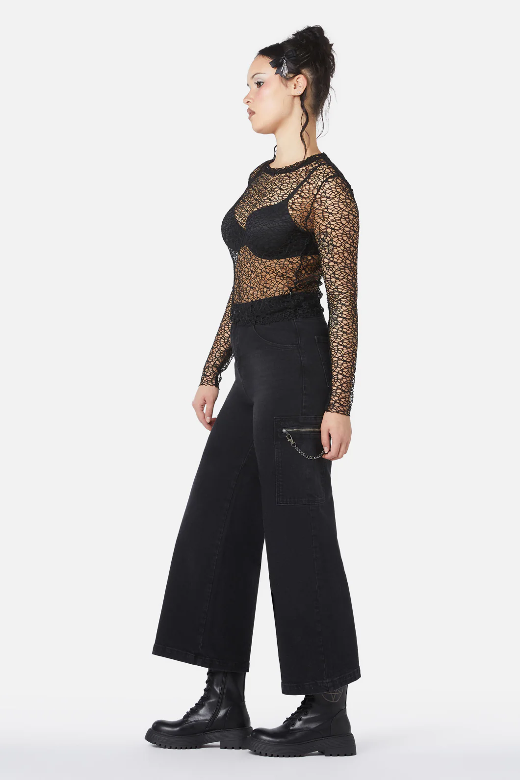 Mortal Webbed Mesh Top - Image 7