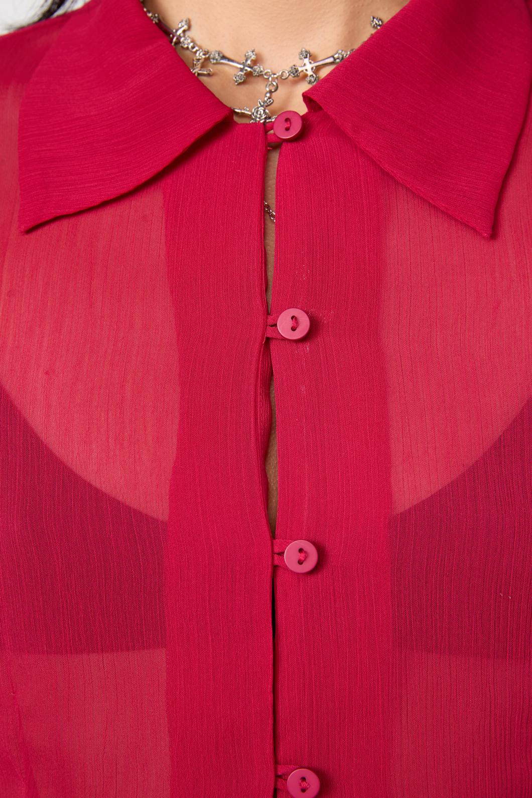 Myth Collared LS Blouse - Image 6