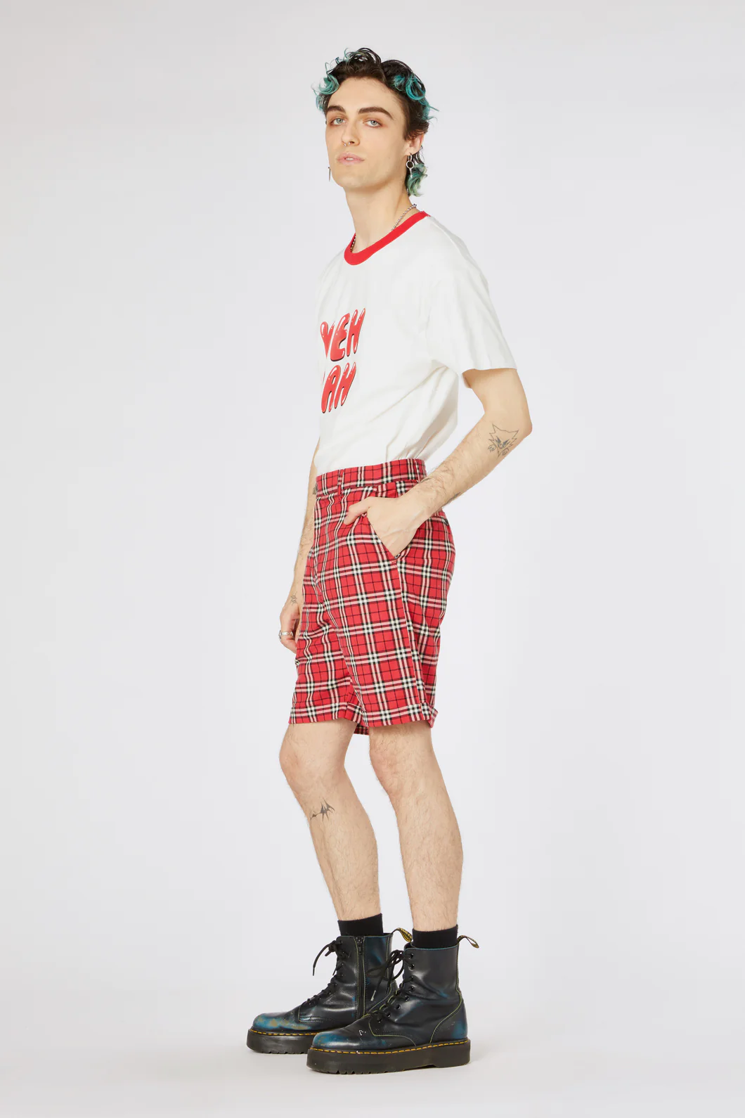 Nah Tartan Twill Short - Image 3