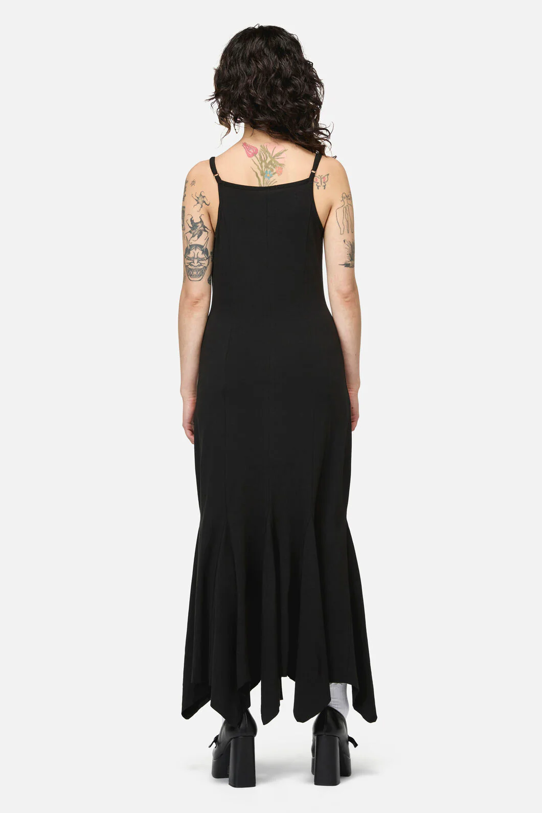 Naiad Goth Maxi Dress - Image 3
