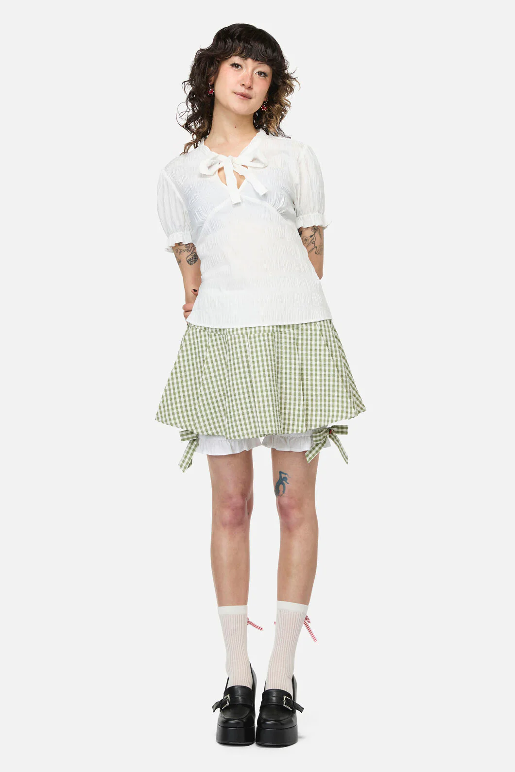Naiad Pond Tie Blouse - Image 4