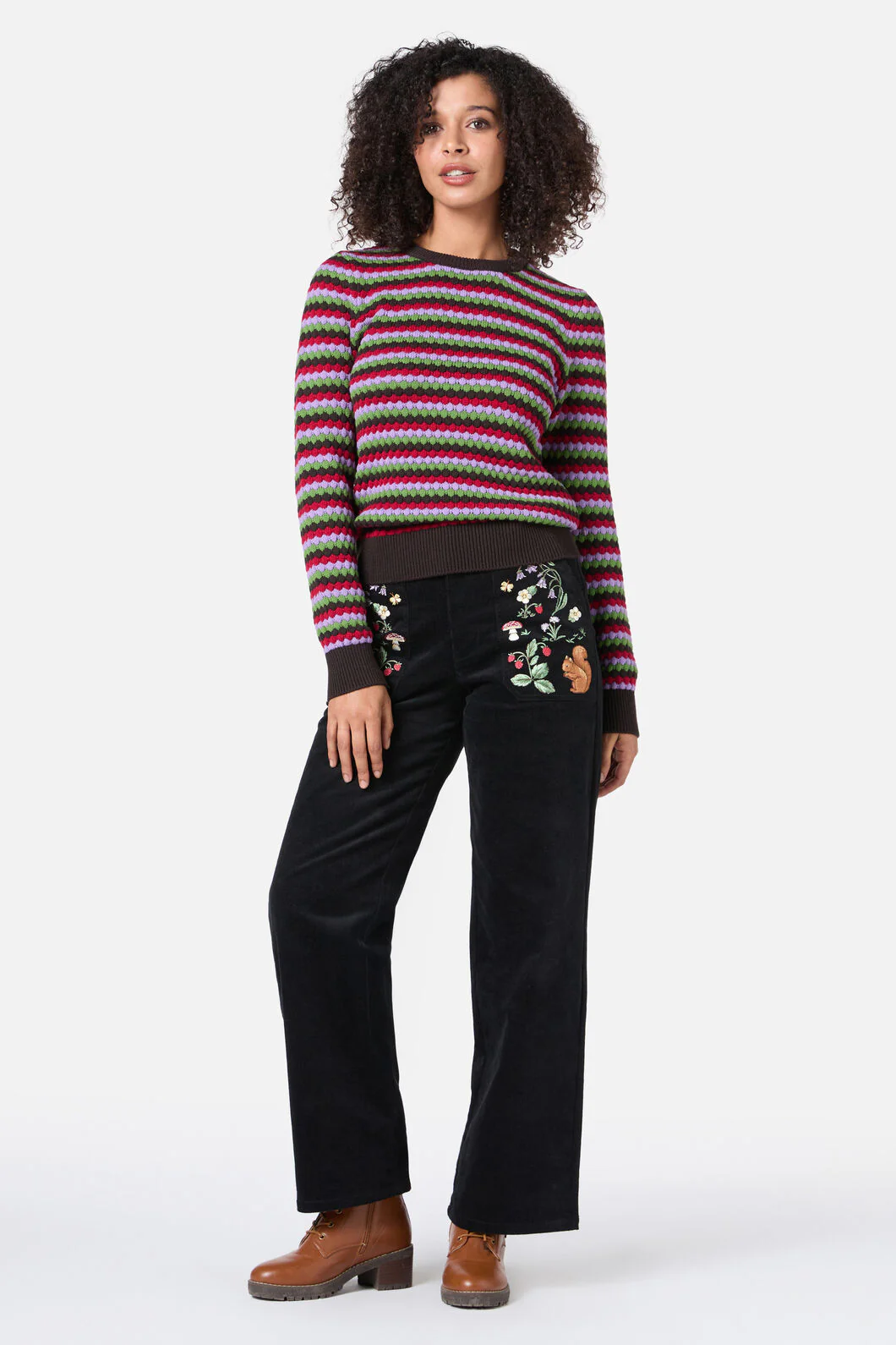 Nico Stripe Knit Jumper - Image 2