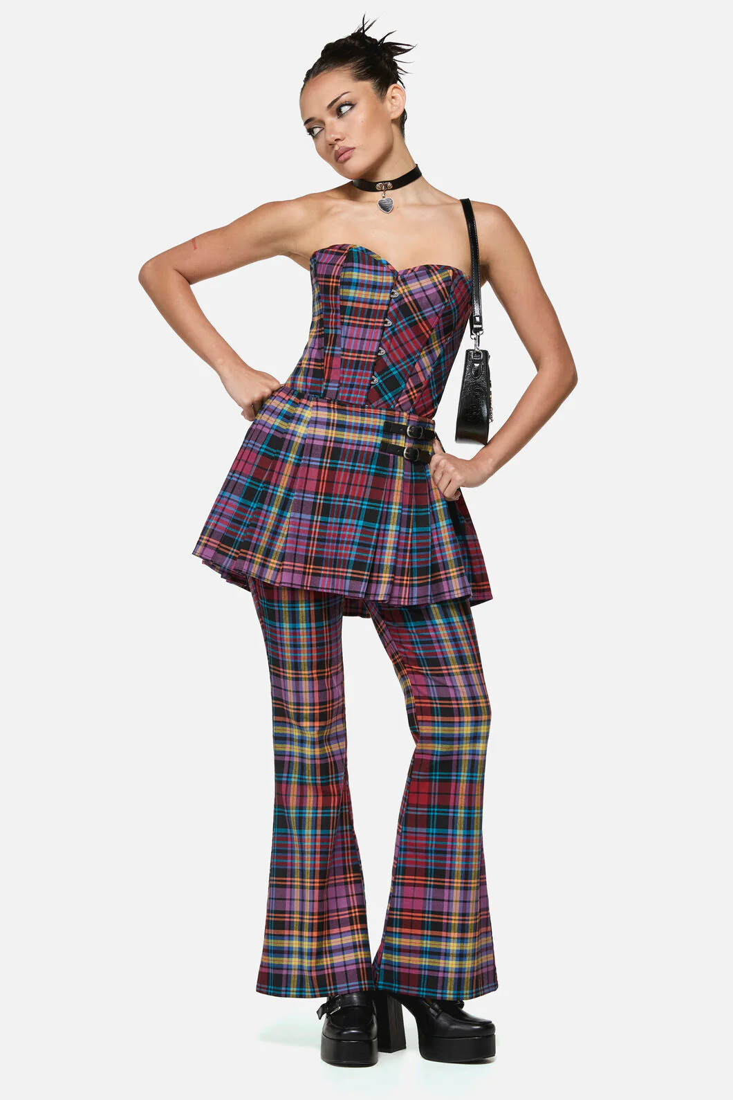 Nightminds Tartan Flare Pant - Image 6