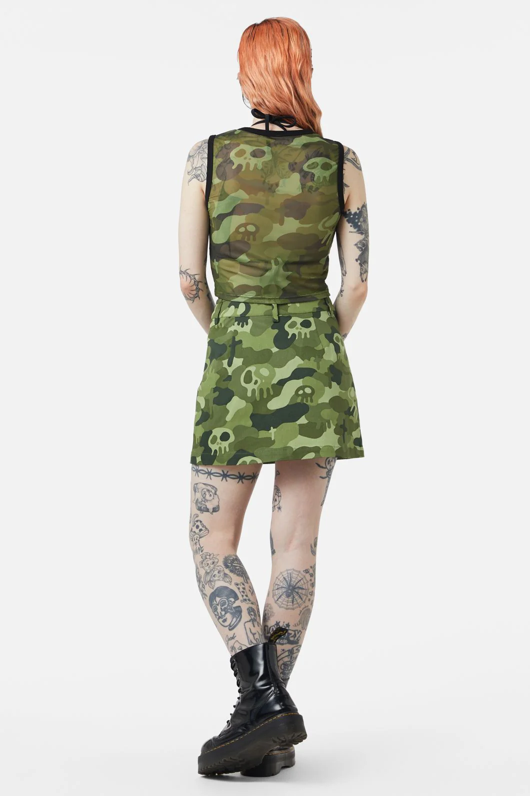 Nook Of The Garden Camo Mesh Tank - Image 4