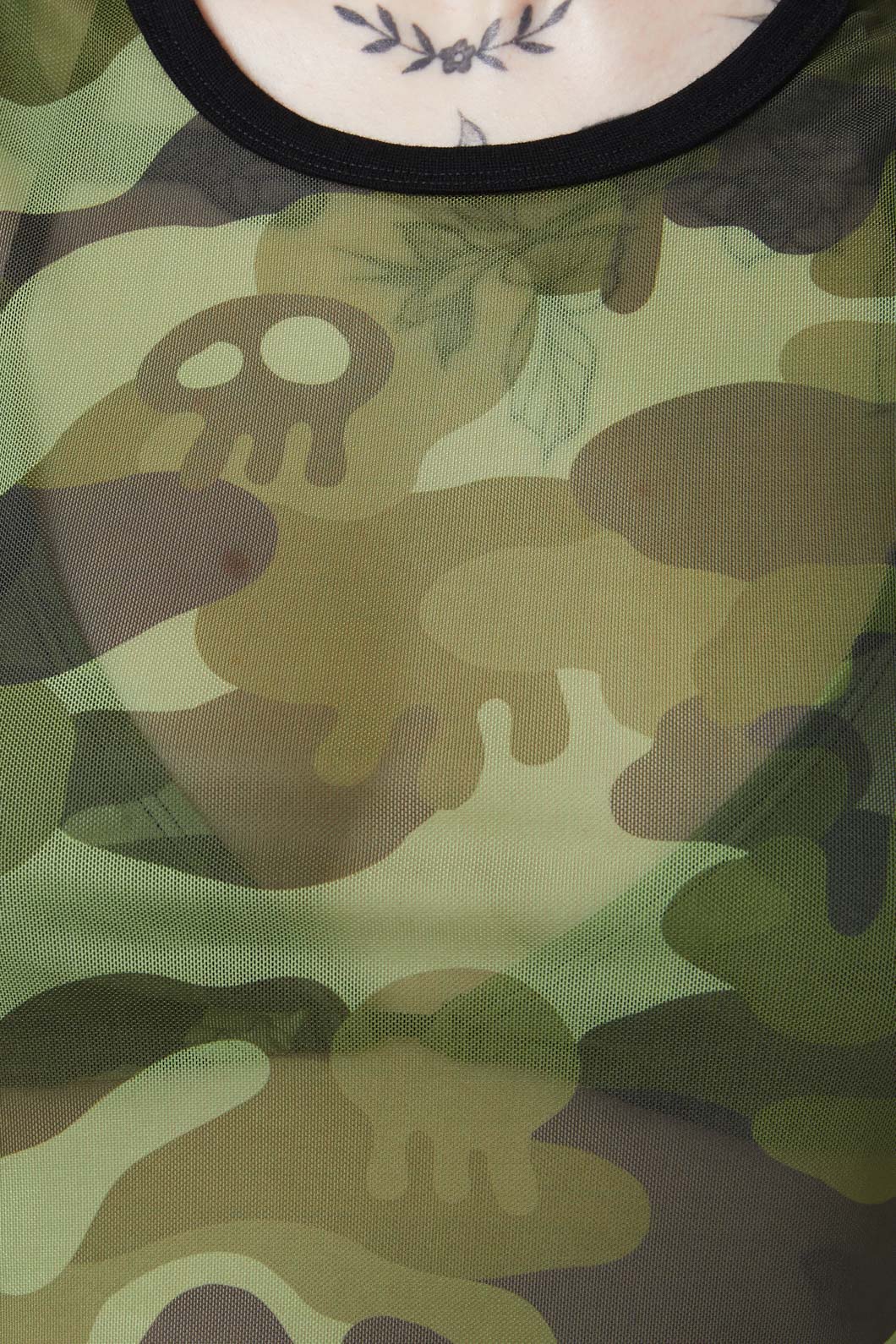 Nook Of The Garden Camo Mesh Tank - Image 6