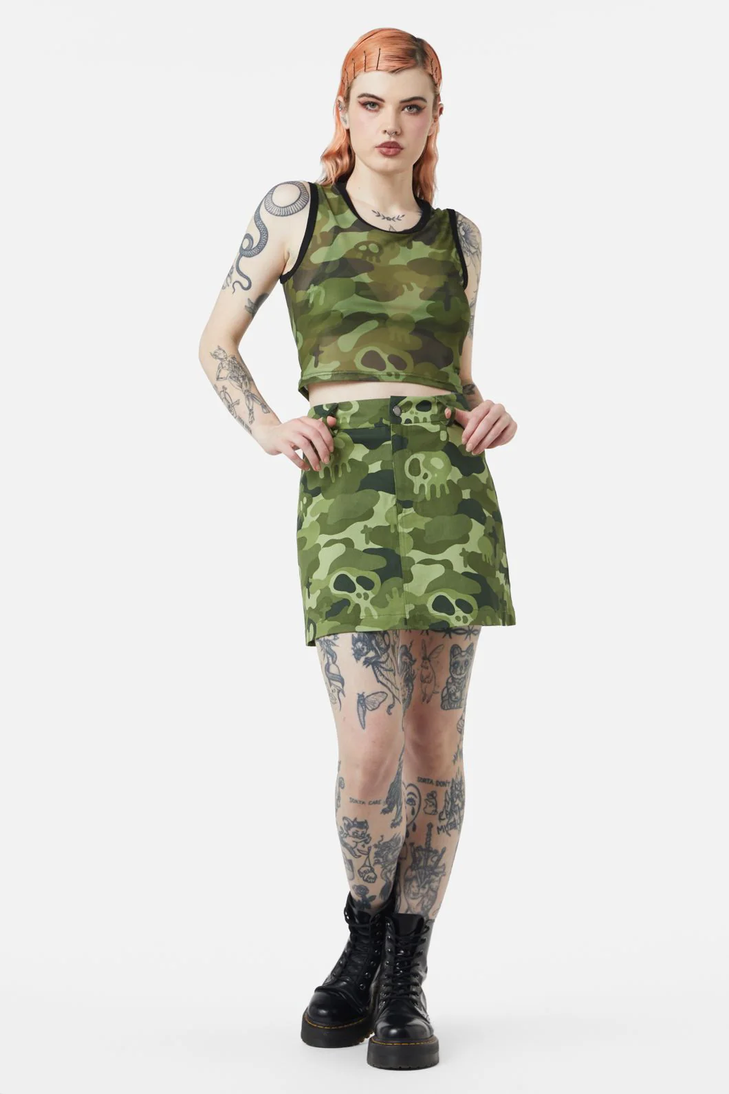 Nook Of The Garden Camo Skirt - Image 2