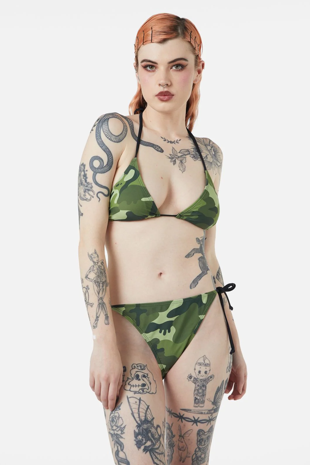 Nook Of The Garden Camo Bikini bottom