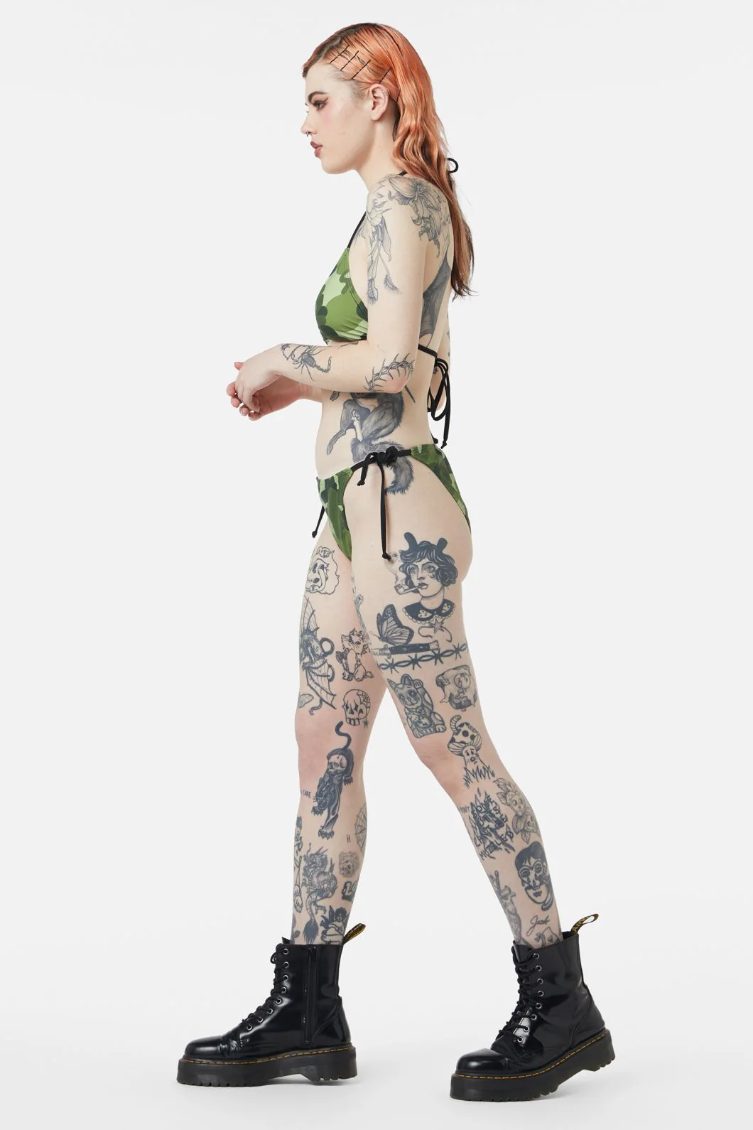 Nook Of The Garden Camo Bikini bottom - Image 3