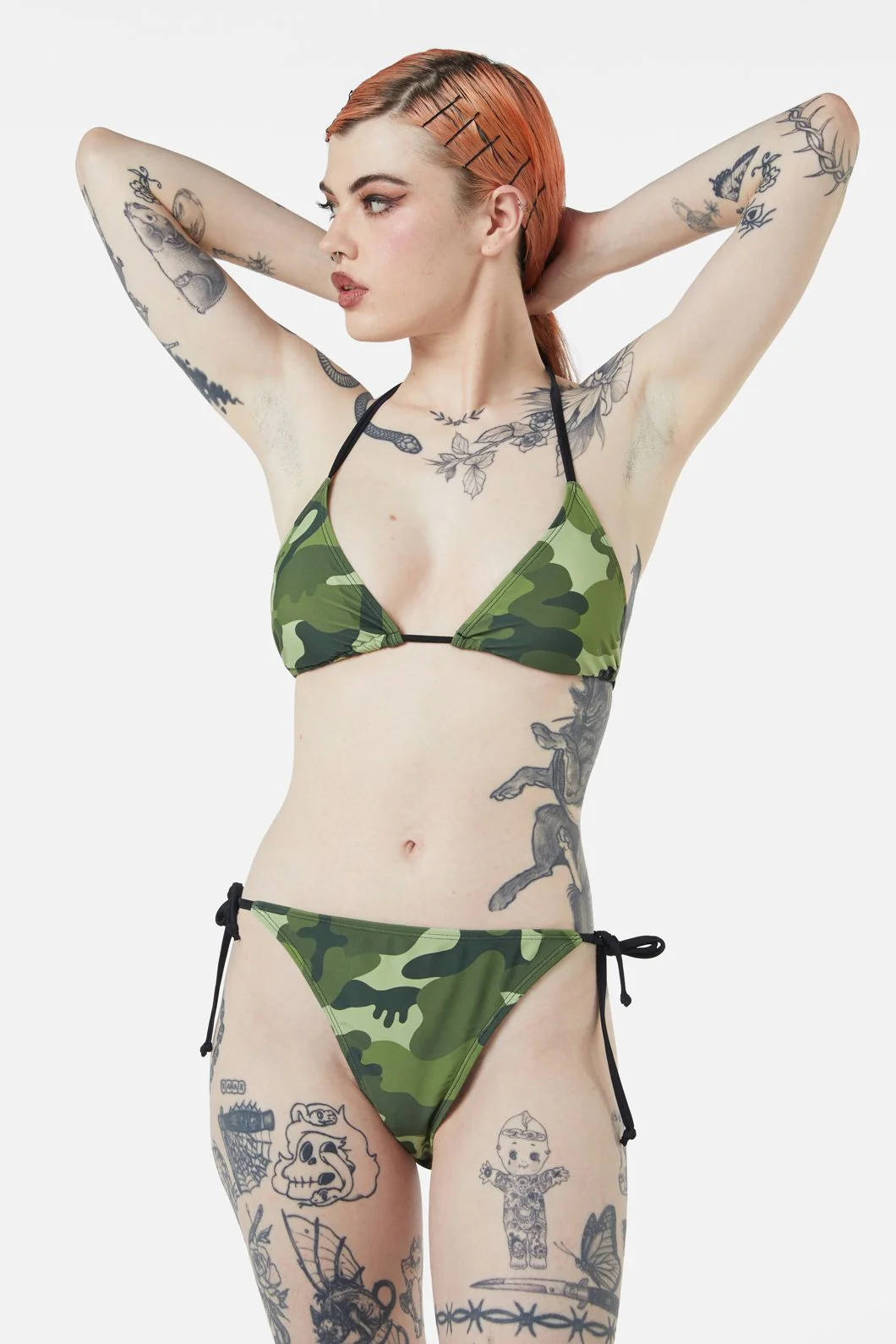 Nook Of The Garden Camo Bikini bottom - Image 5