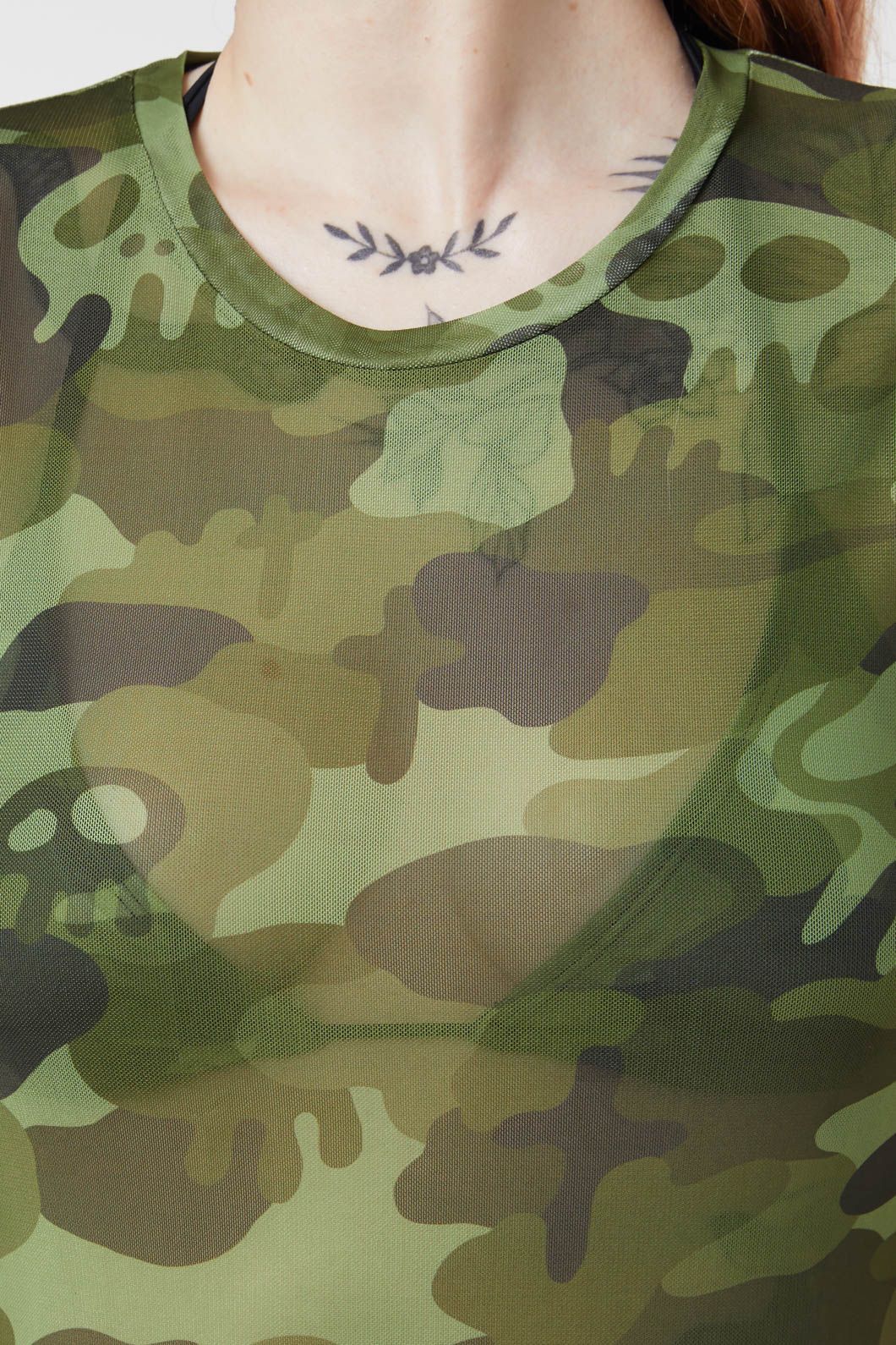 Nook Of The Garden Camo Mesh Dress - Image 5