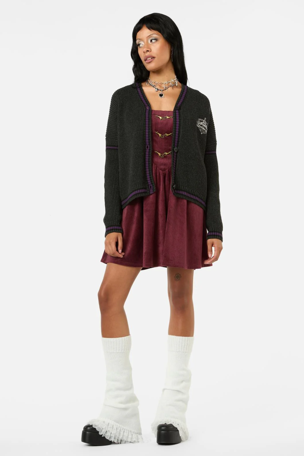 Not Afraid Sword Crest Cardi - Image 4