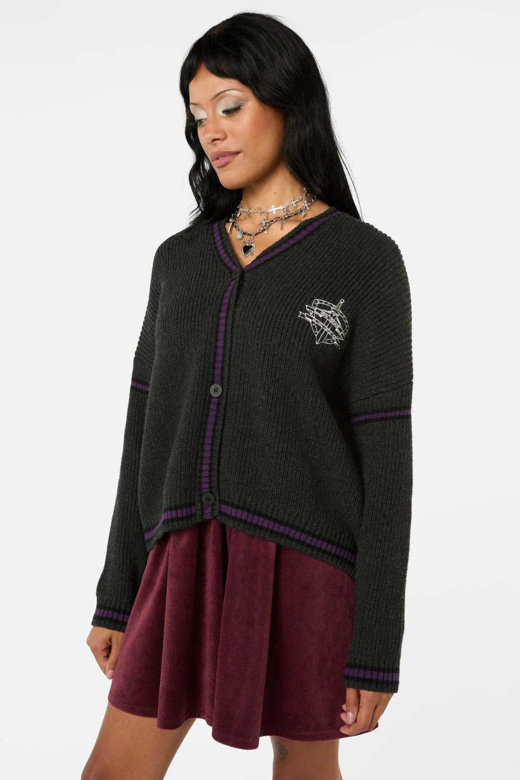 Not Afraid Sword Crest Cardi - Image 6