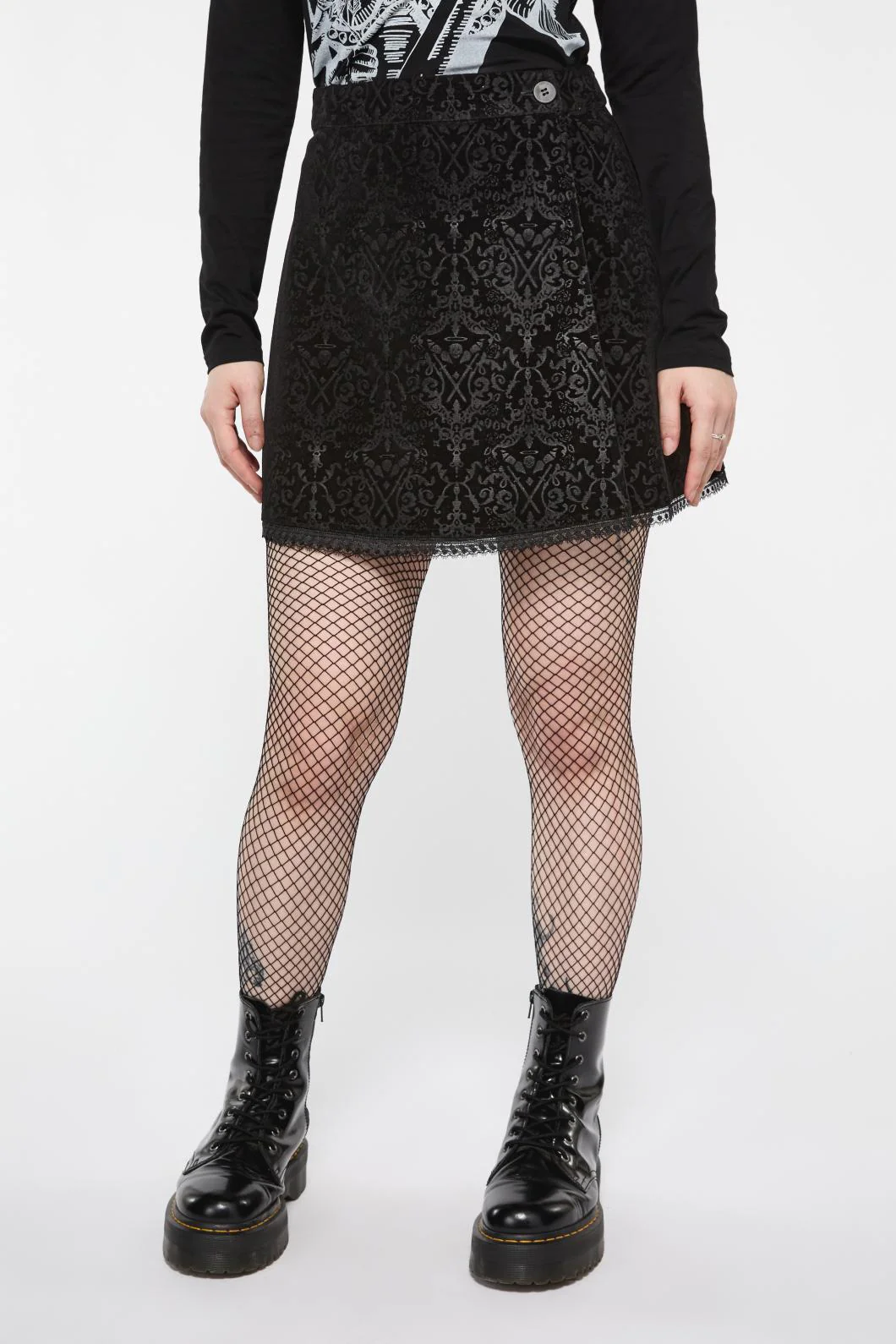 Not Afraid Velvet Skirt - Image 2