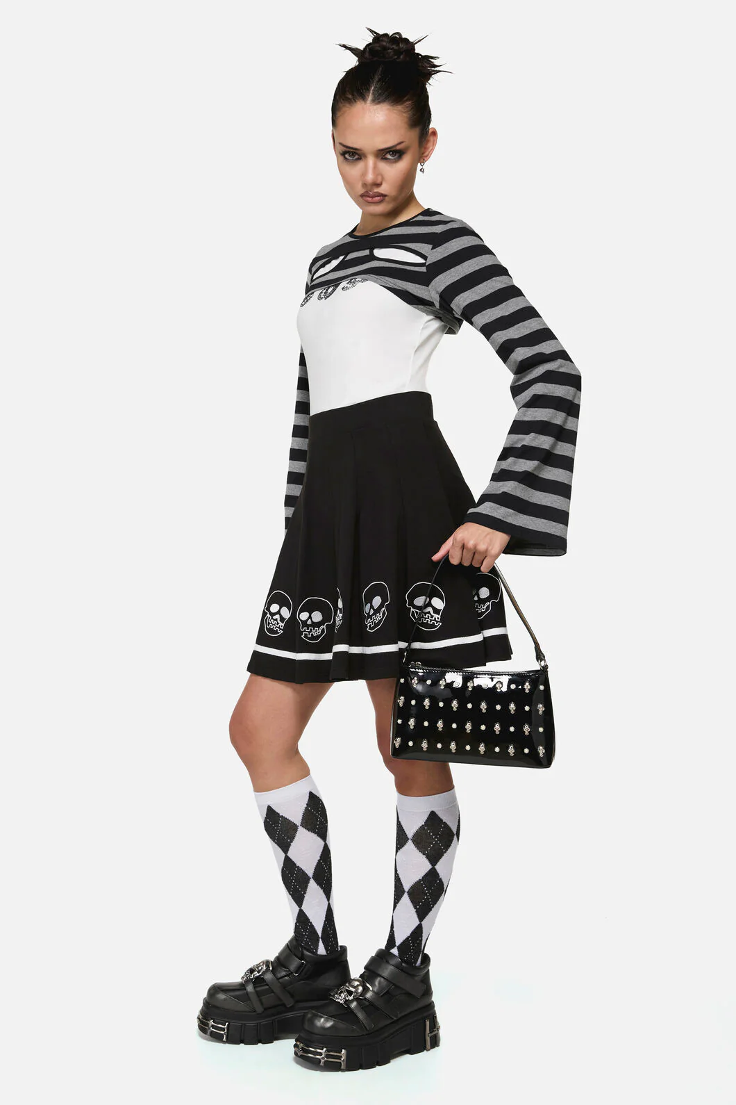 Numbskull Trim Goth Skirt - Image 5