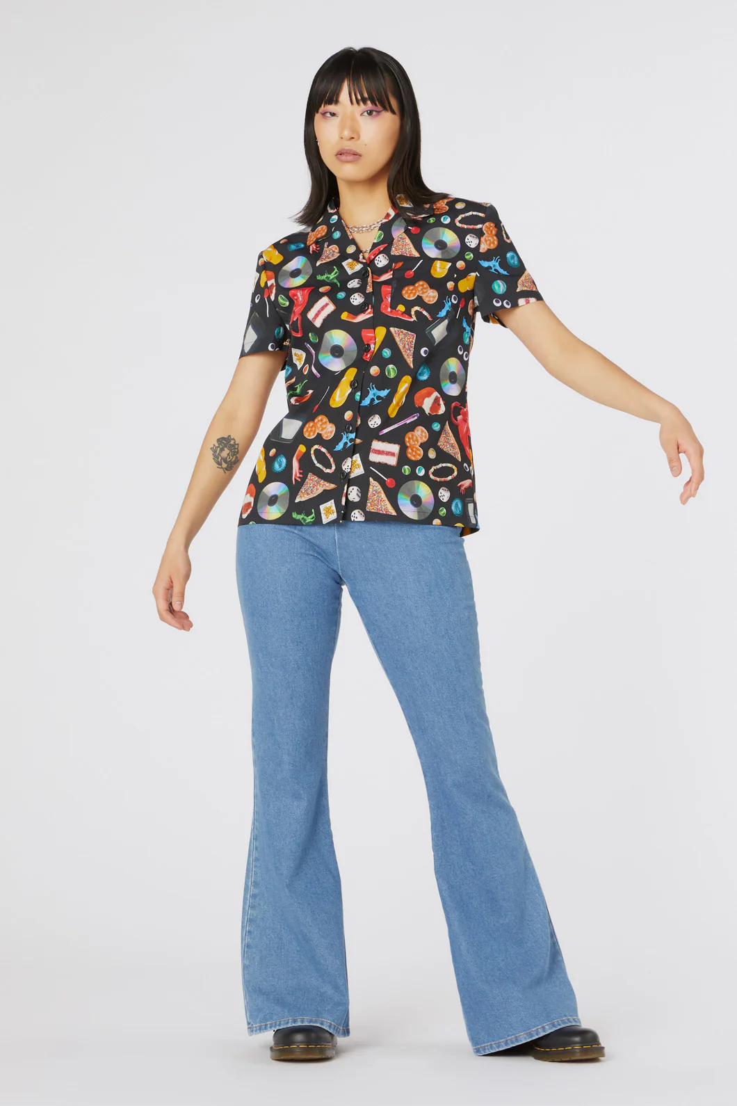Old Days Print Cotton Shirt - Image 2