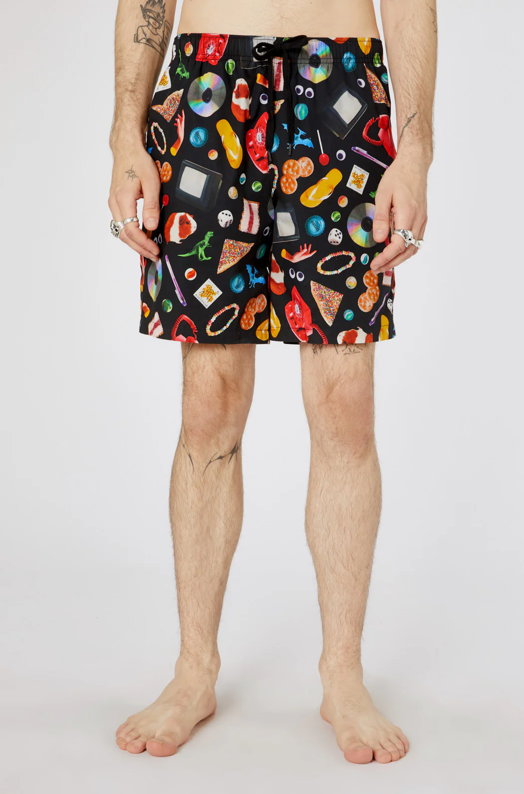 Old Days Print Cotton Trunk - Image 5