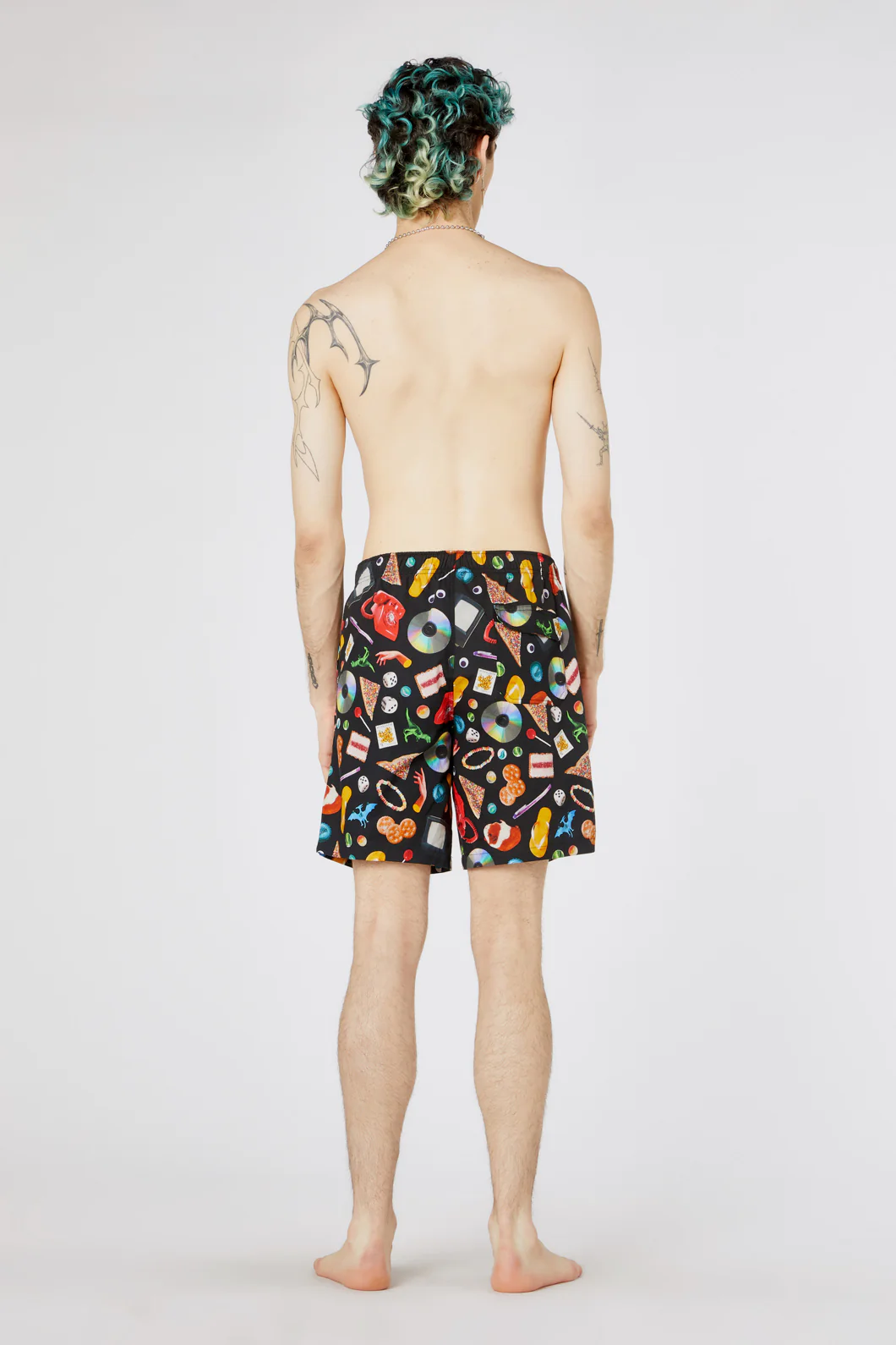 Old Days Print Cotton Trunk - Image 7