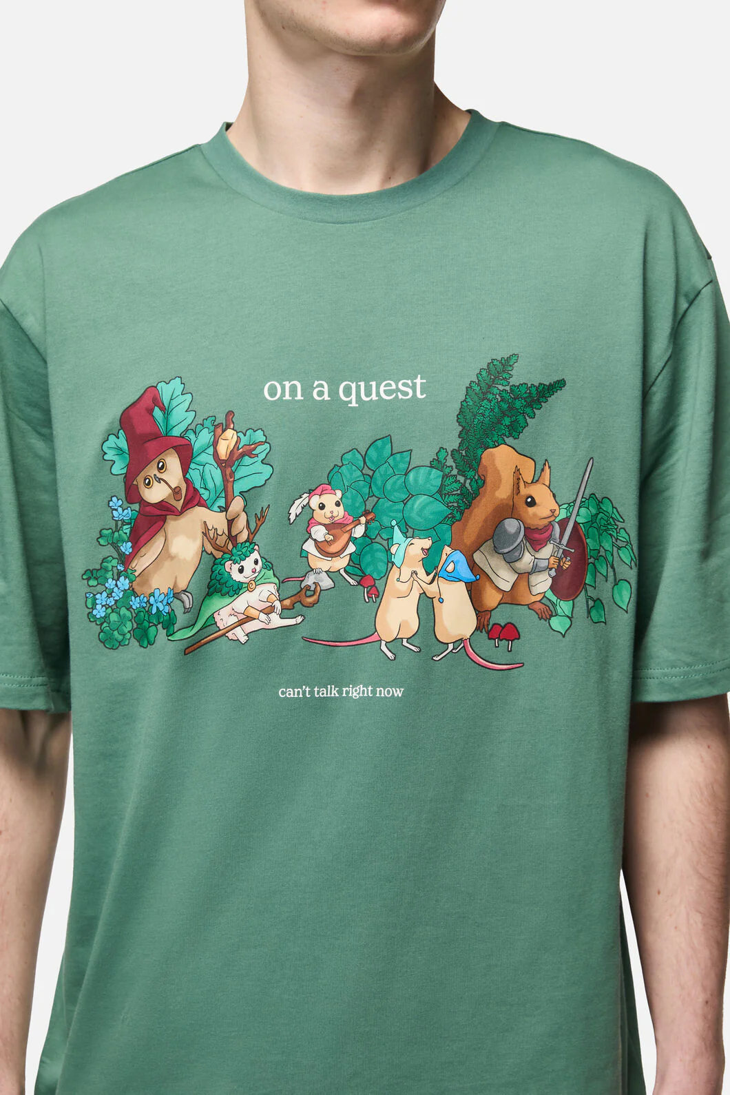 On A Quest Print Tee - Image 9