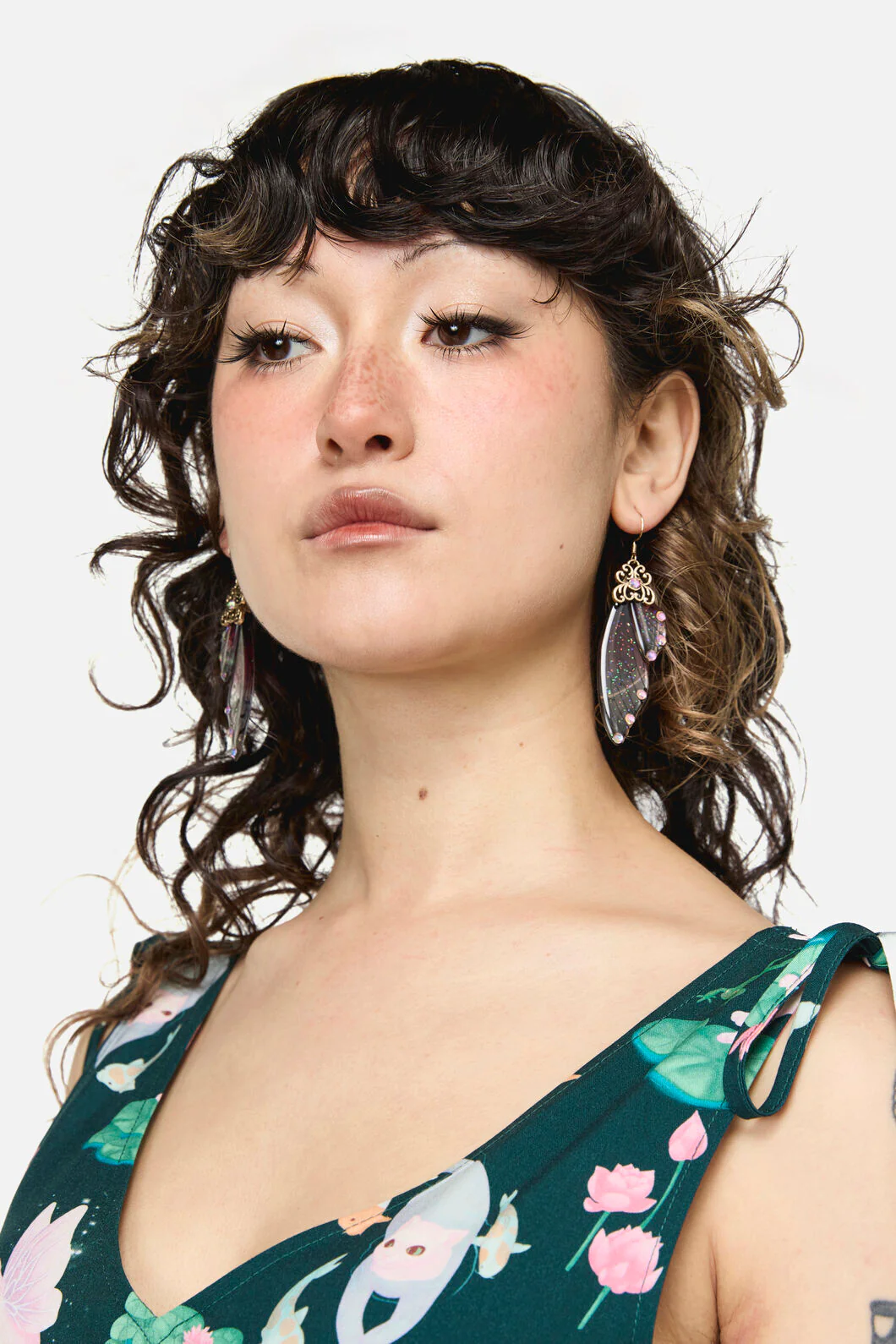 Ornate Wing Earrings