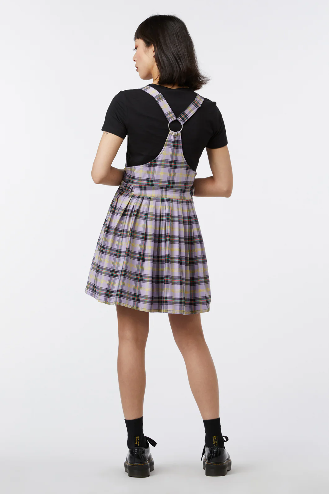 Outsider Tartan Pleat Pinny - Image 4