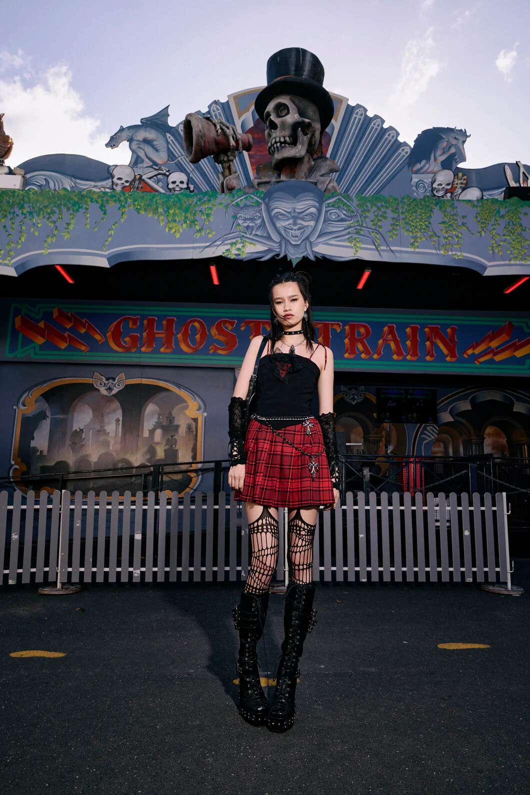 Over It Tartan Dress - Image 2