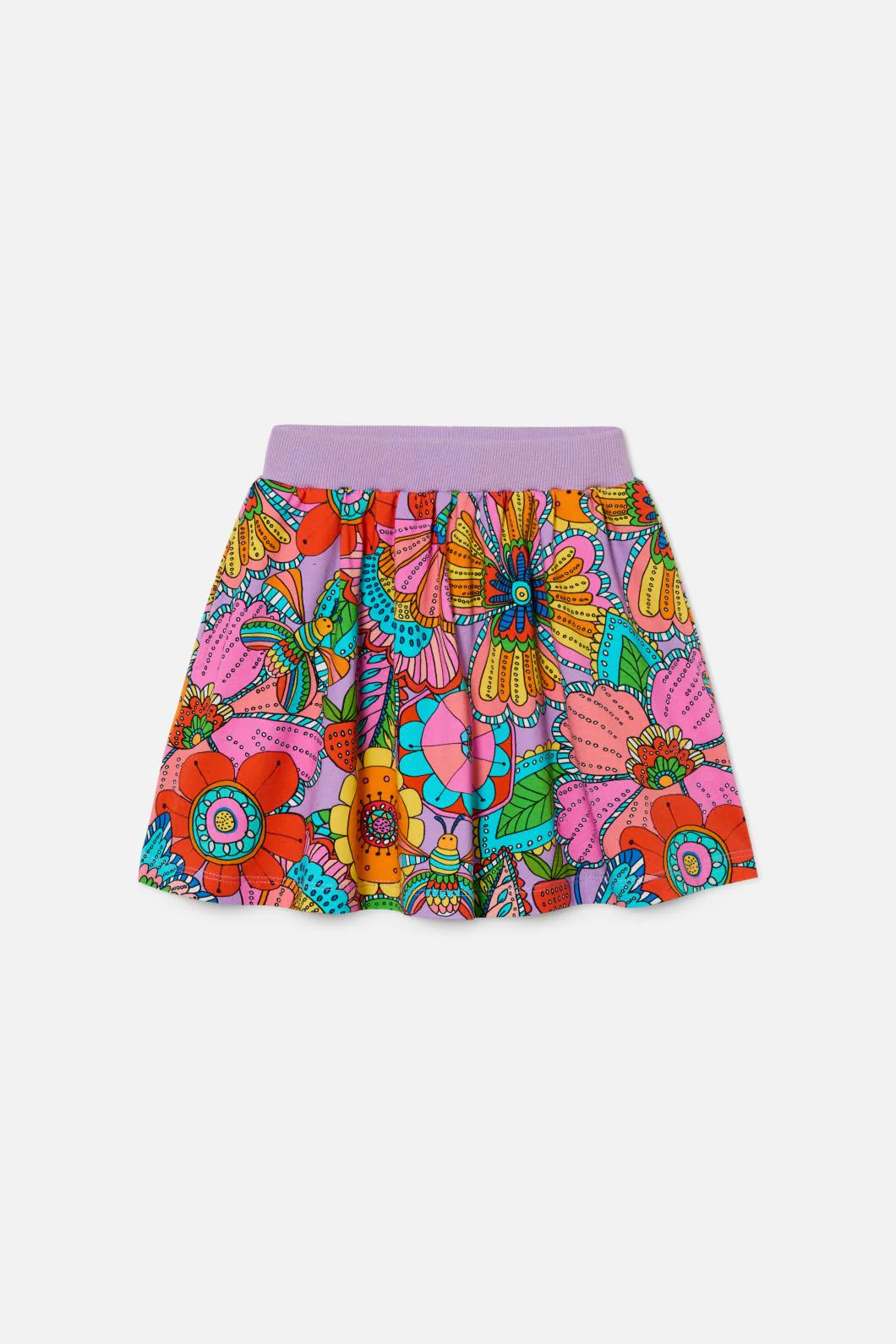 Paisley Floral Kids Skirt - Image 2