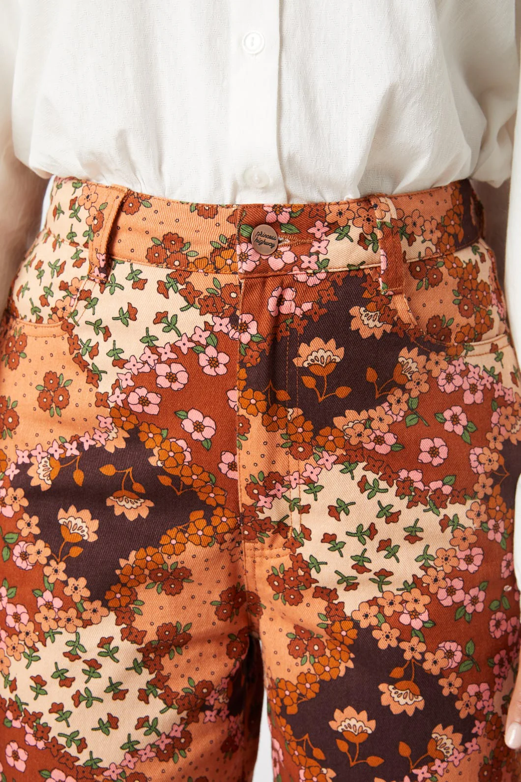 Patchwork Flower Jean - Image 5