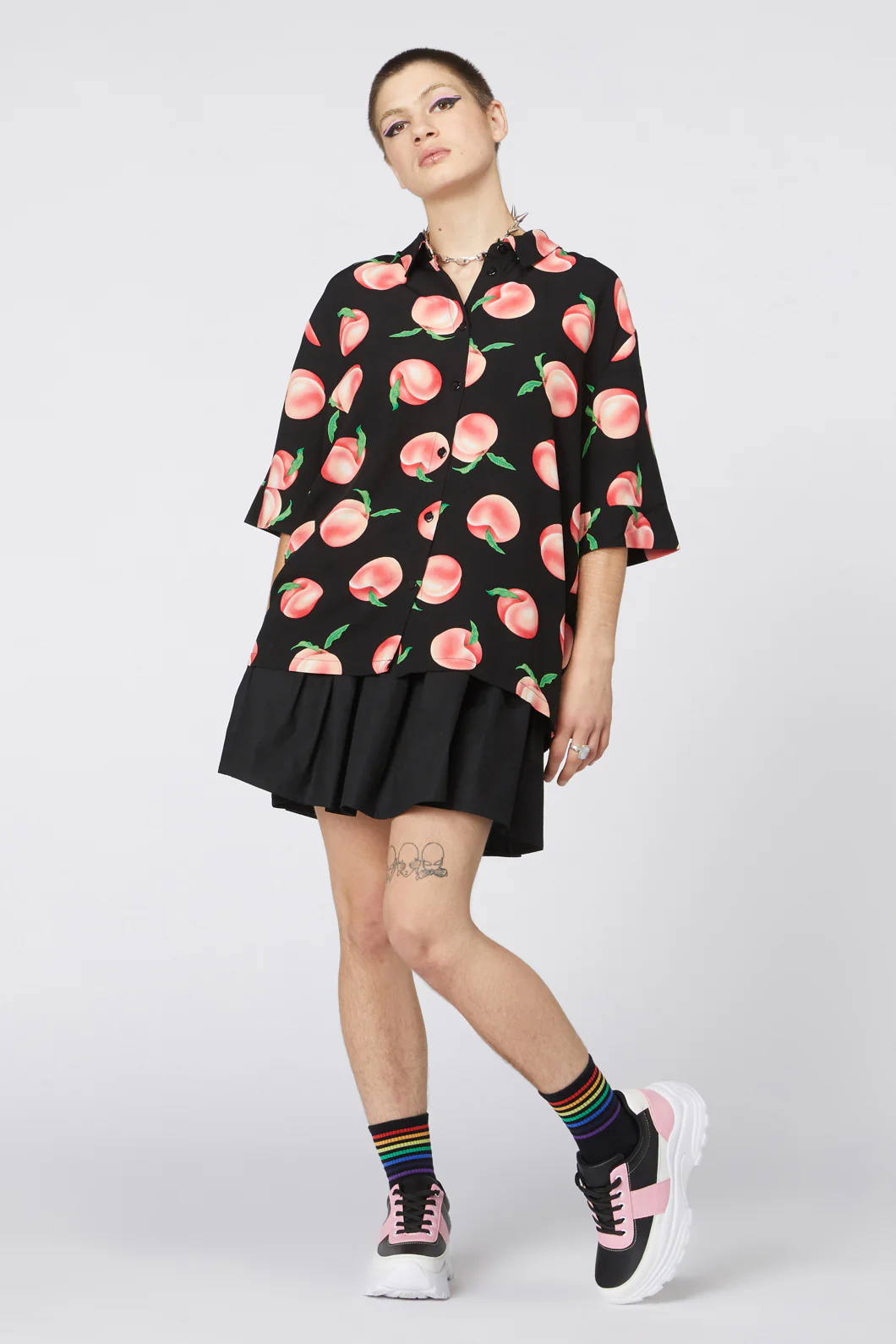 Peachy Viscose Boxy Shirt - Image 2