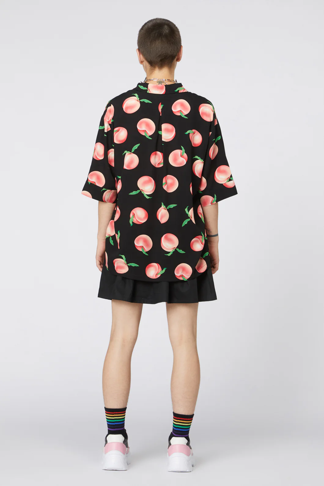 Peachy Viscose Boxy Shirt - Image 4