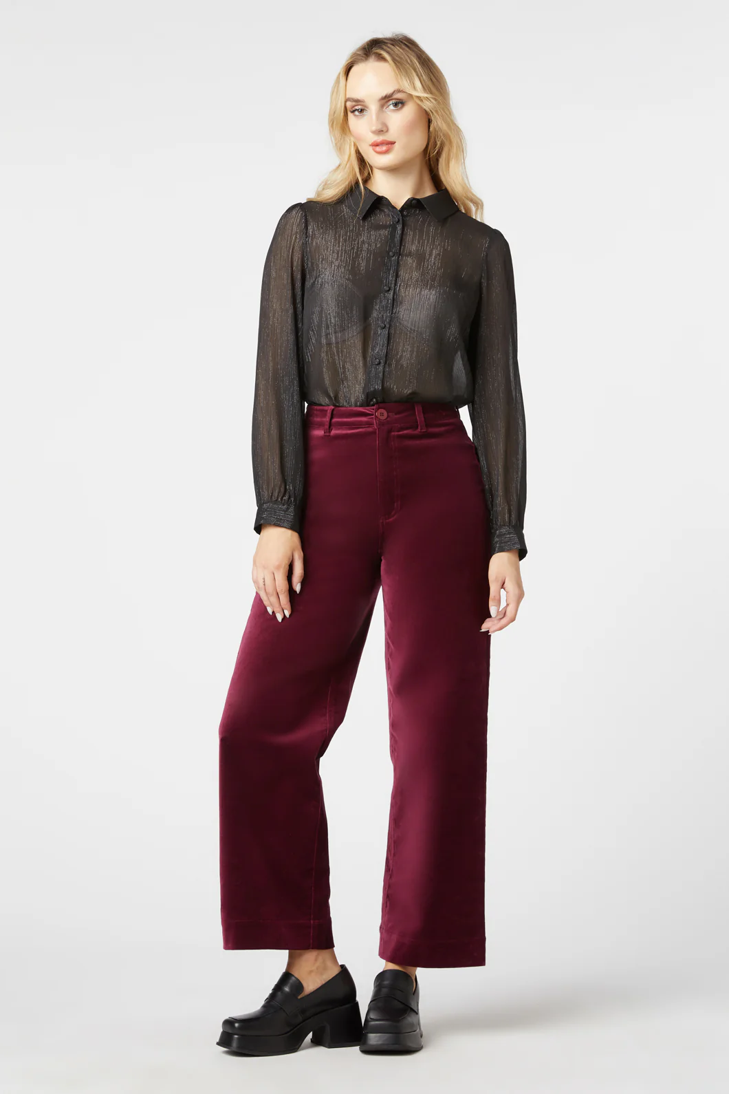 Pearl Glitter Blouse - Image 2