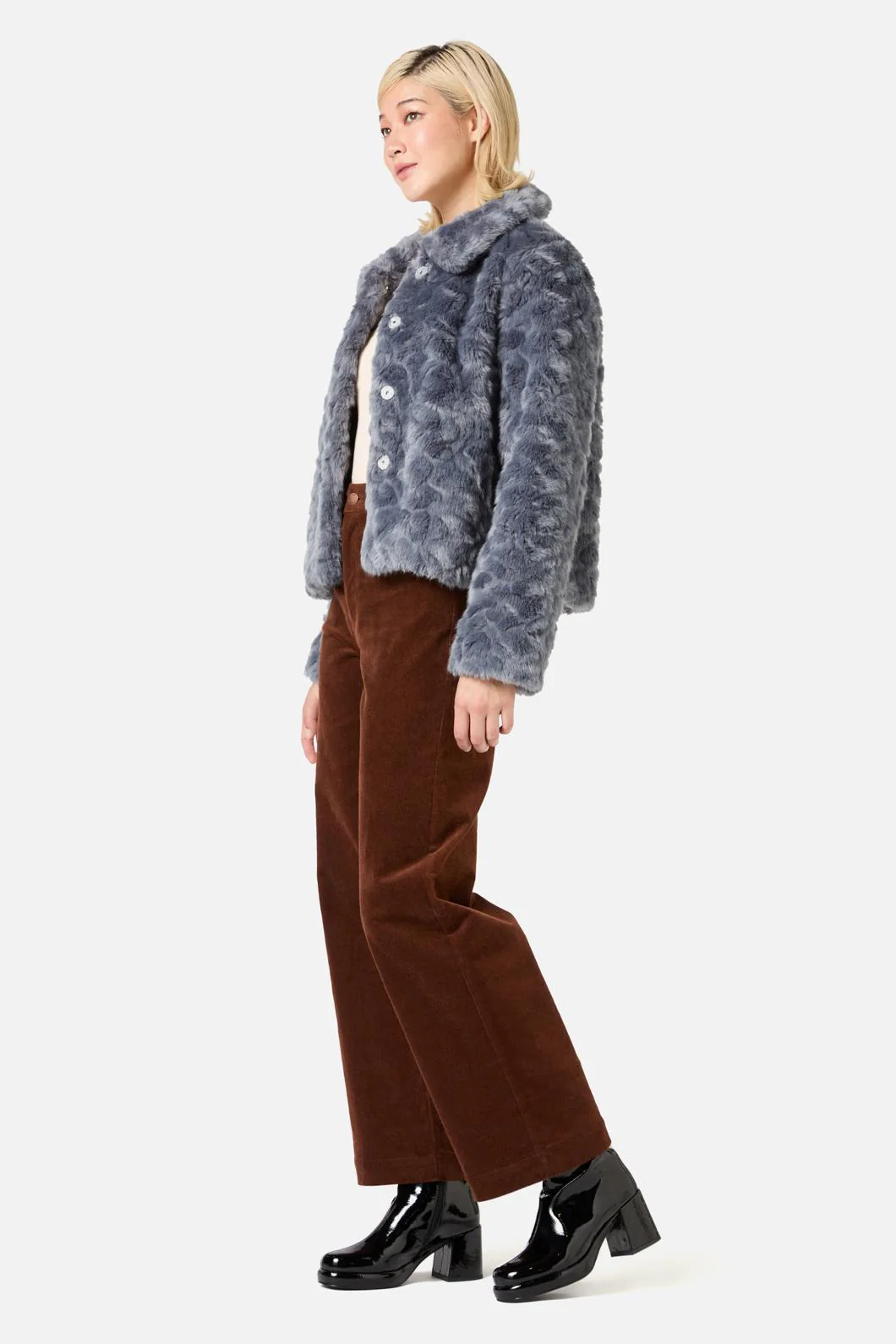 Penelope Faux Fur Jacket - Image 4