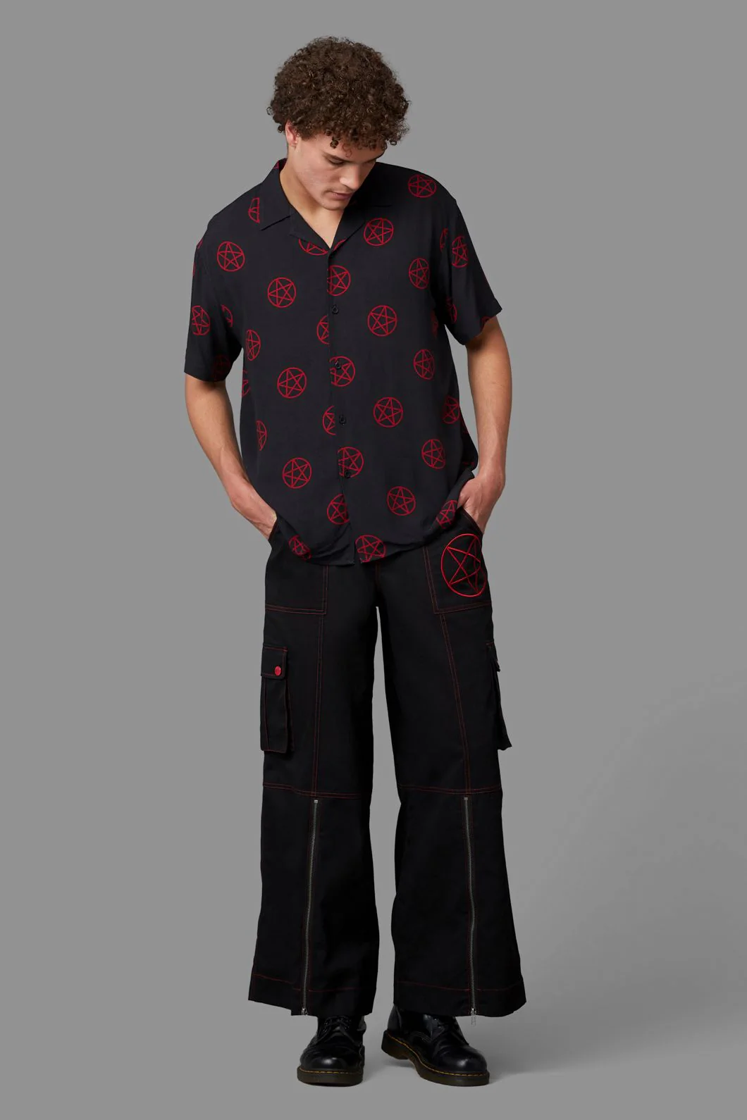 Pentagram Short Sleeve Shirt - Image 3