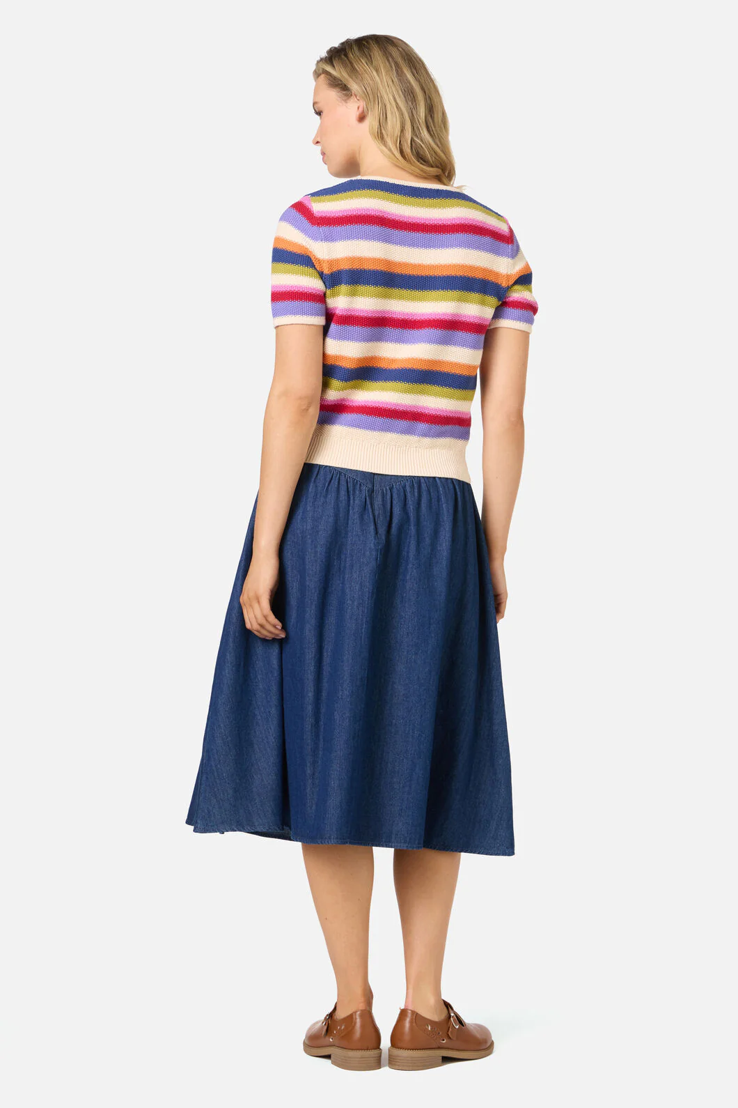 Perri Stripe Knit Top - Image 6