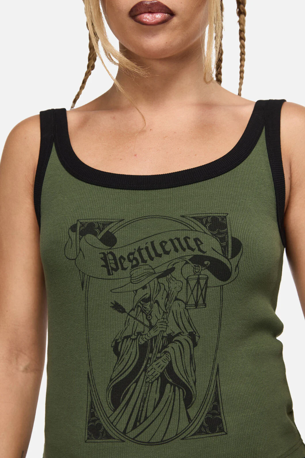 Pestilence Goth Tank Top - Image 5