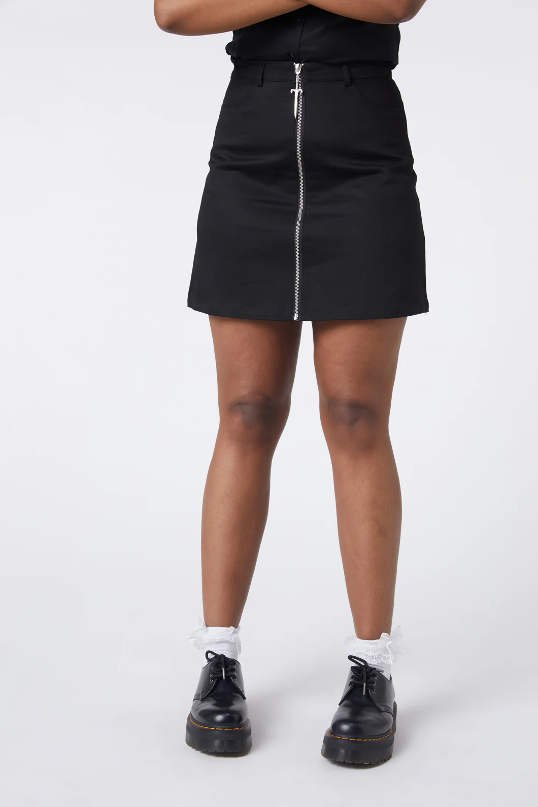 Pierce A Line Mini Skirt - Image 2