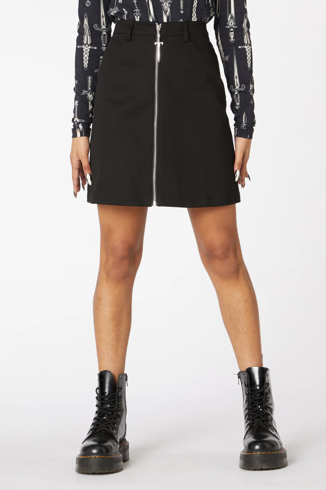 Pierce A Line Mini Skirt - Image 7