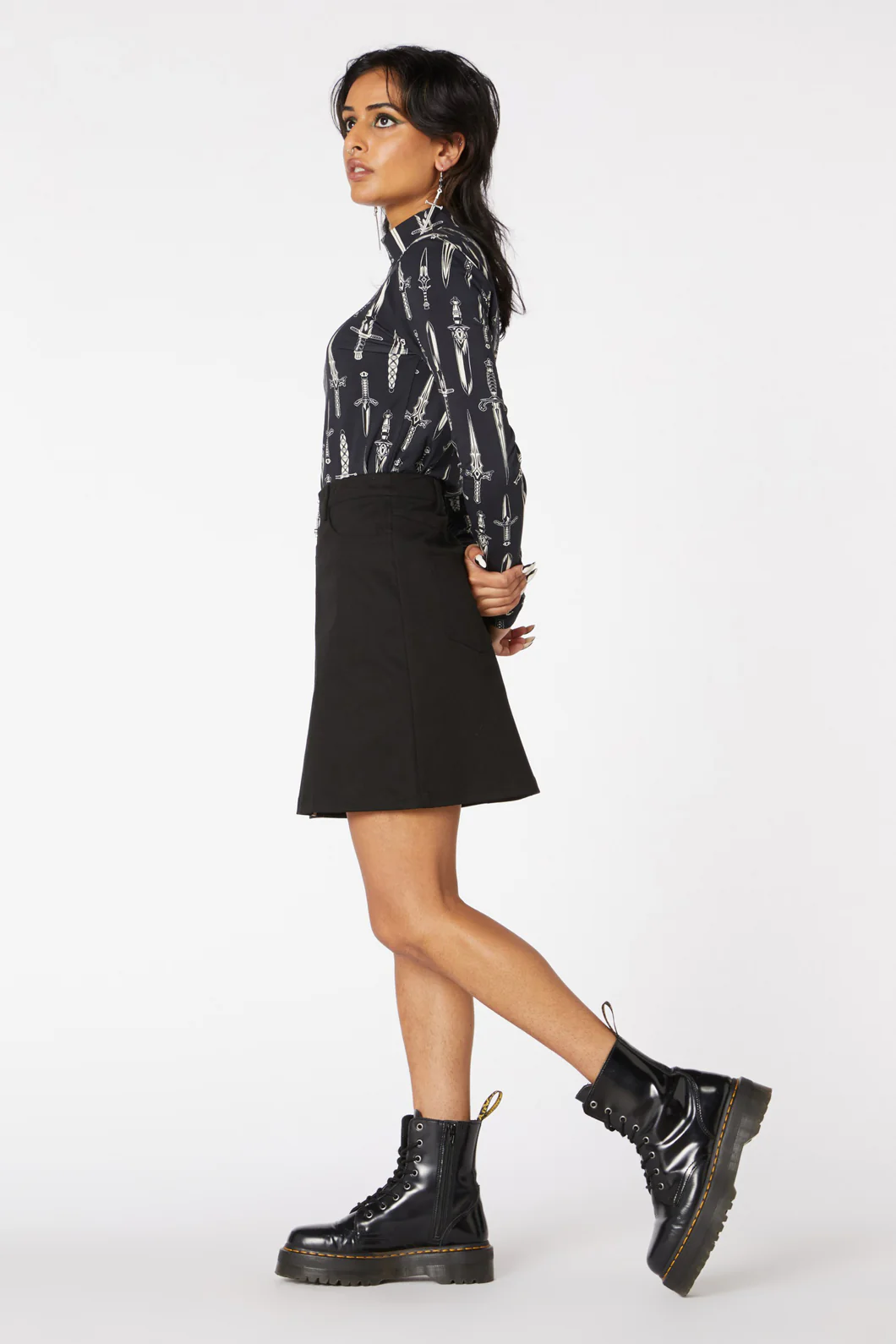 Pierce A Line Mini Skirt - Image 8