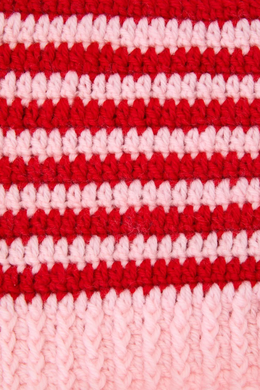 Pink Red Stripe Star Beanie - Image 5