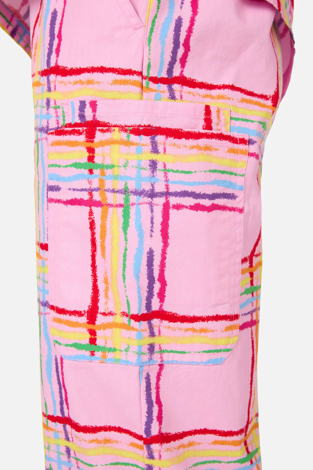 Pink Tartan Scrub Set - Image 8
