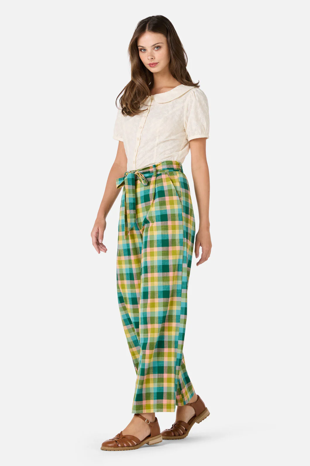 Piper Check Culotte - Image 4