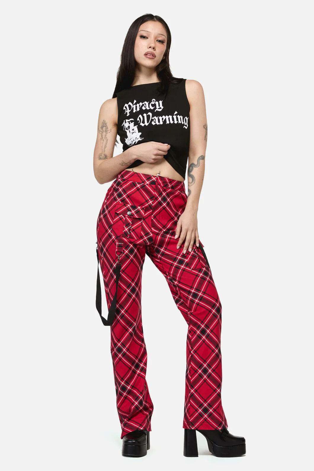 Piracy Punk Tartan Pant - Image 2