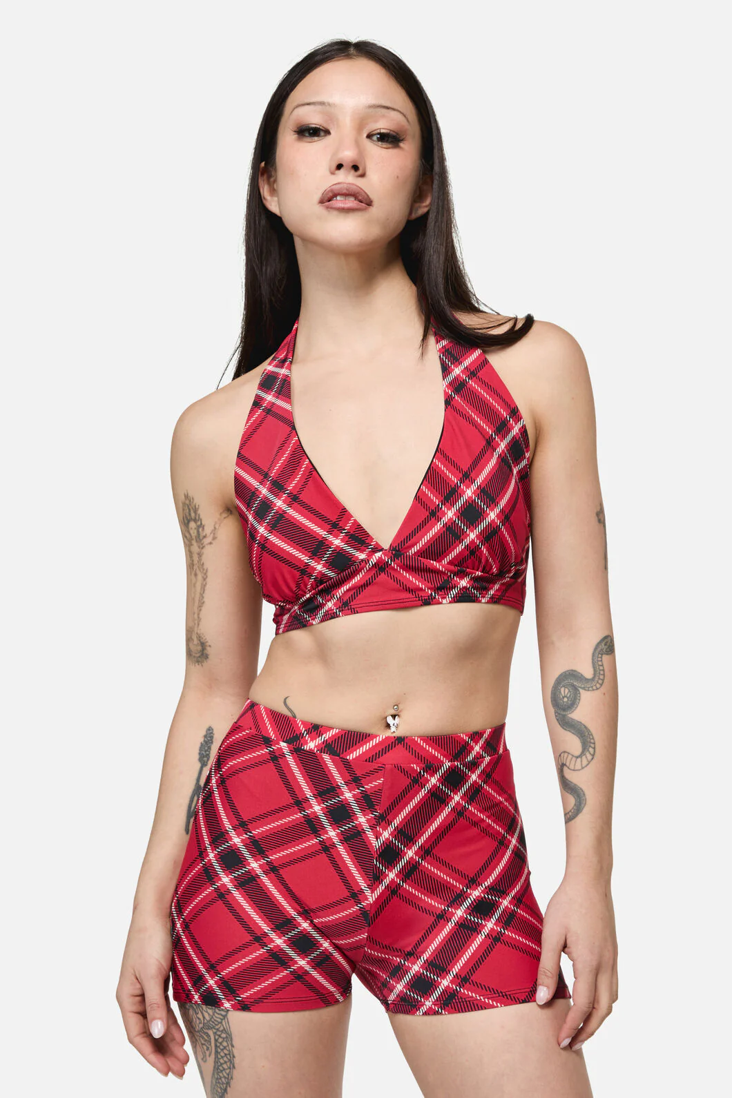 Piracy Tartan Goth Bikini Bottom - Image 5