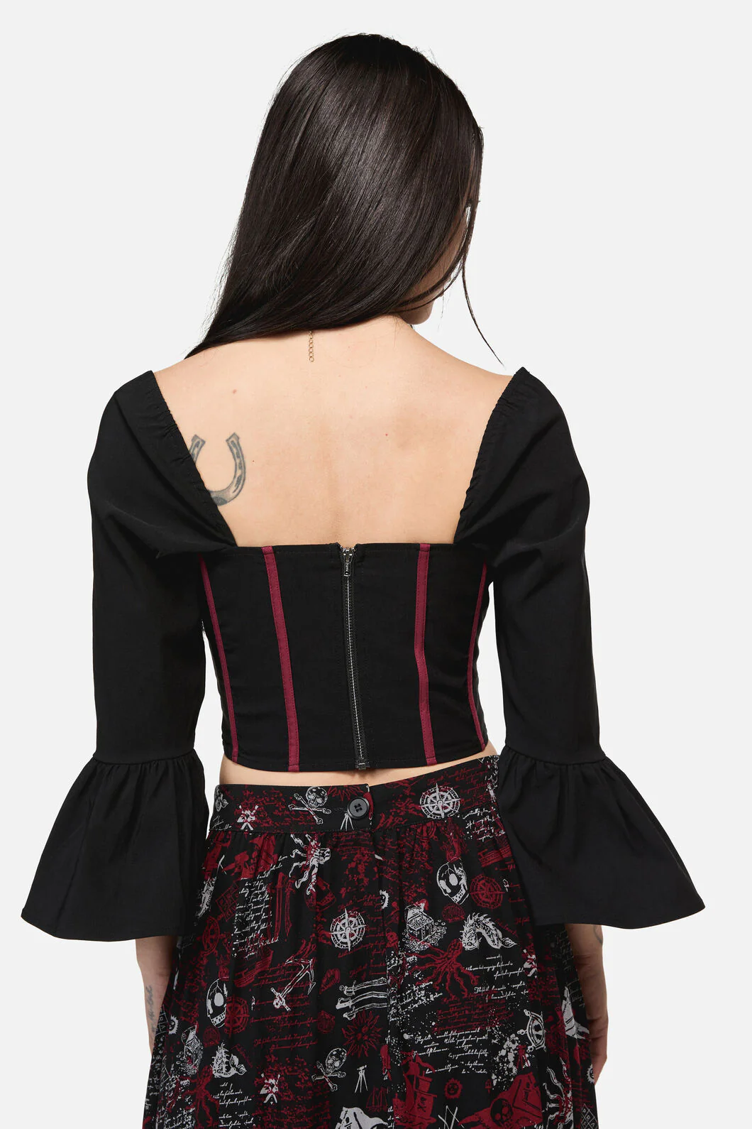 Pirate Contrast Goth Corset - Image 6