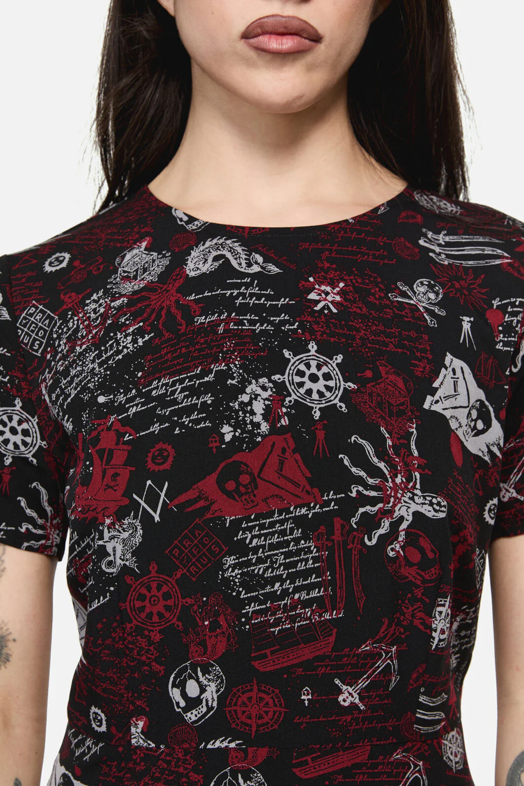 Pirate Punk Print Dress - Image 5
